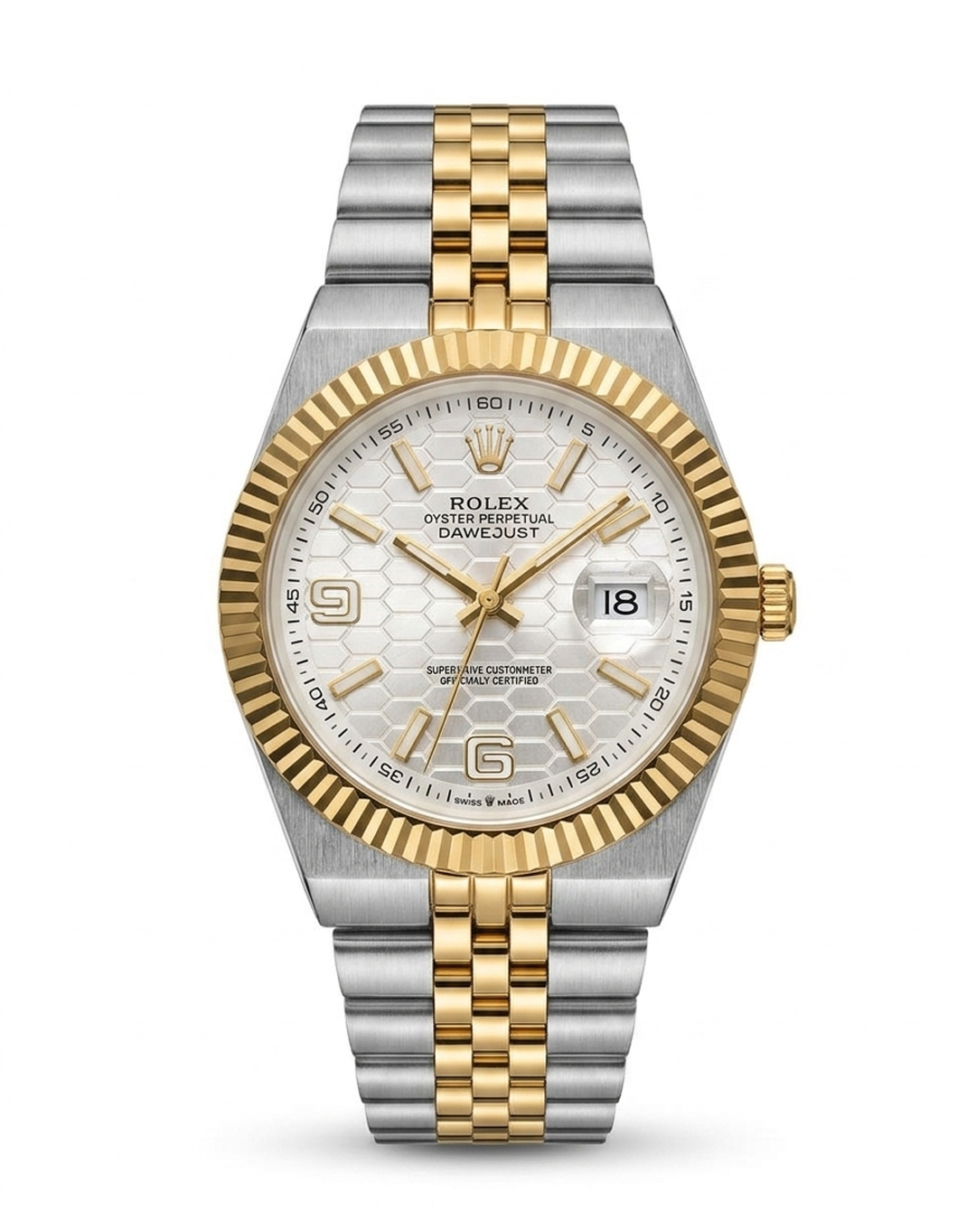 Rolex Datejust – Honeycomb Dial Two-Tone