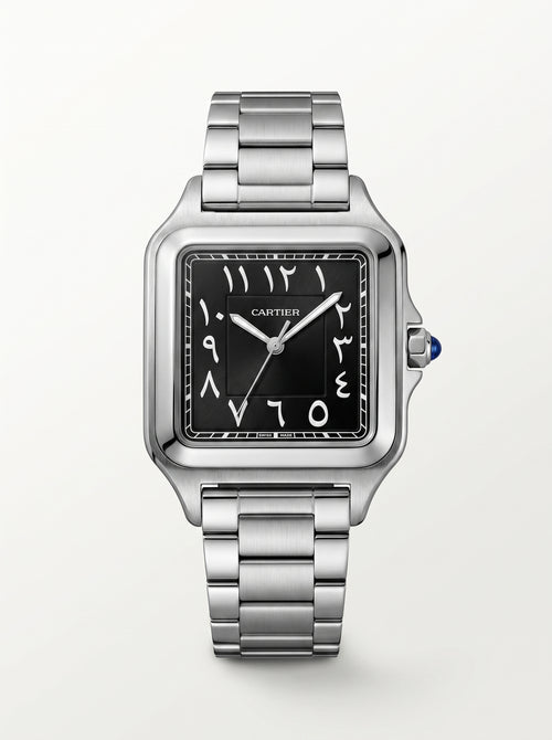 Cartier Santos-Dumont white dial Arabic numerals