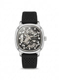 Lee Cooper Skeleton Watch - Black Strap