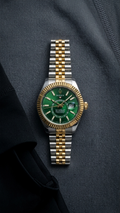 Rolex Sky-Dweller Silver-Gold Green Edition